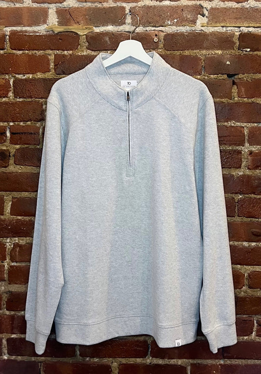 7Diamonds Light Grey Quarter Zip (4Way Stretch)