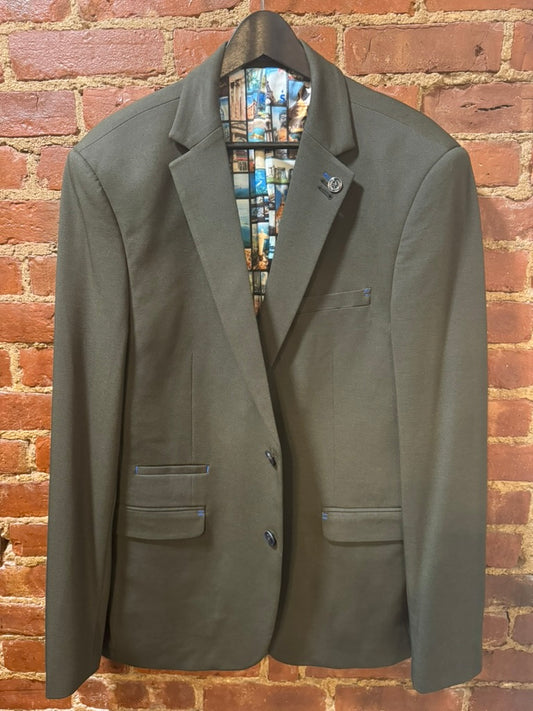 Stretch Blazer- Olive