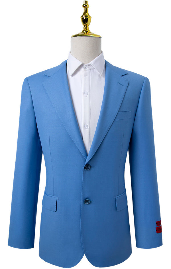 Oran Smooth Blue Suit – Modern Luxury, Perfectly Crafted