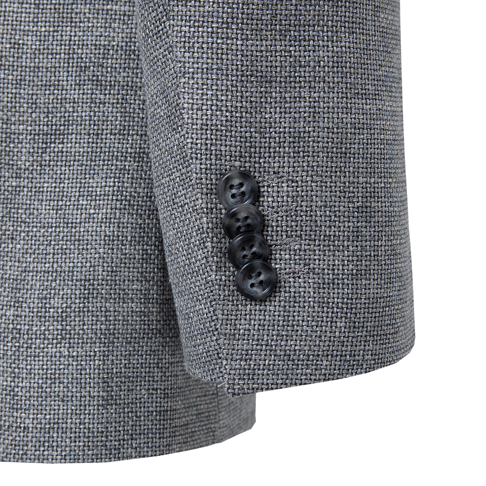 Oran Guabello Sport Jacket with Grey Link Chain Pattern