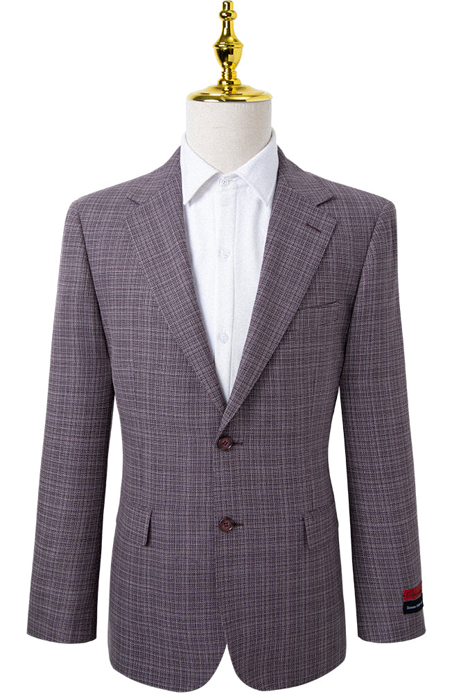 Oran Purple and Lavender Sport Jacket with Guabello Texture