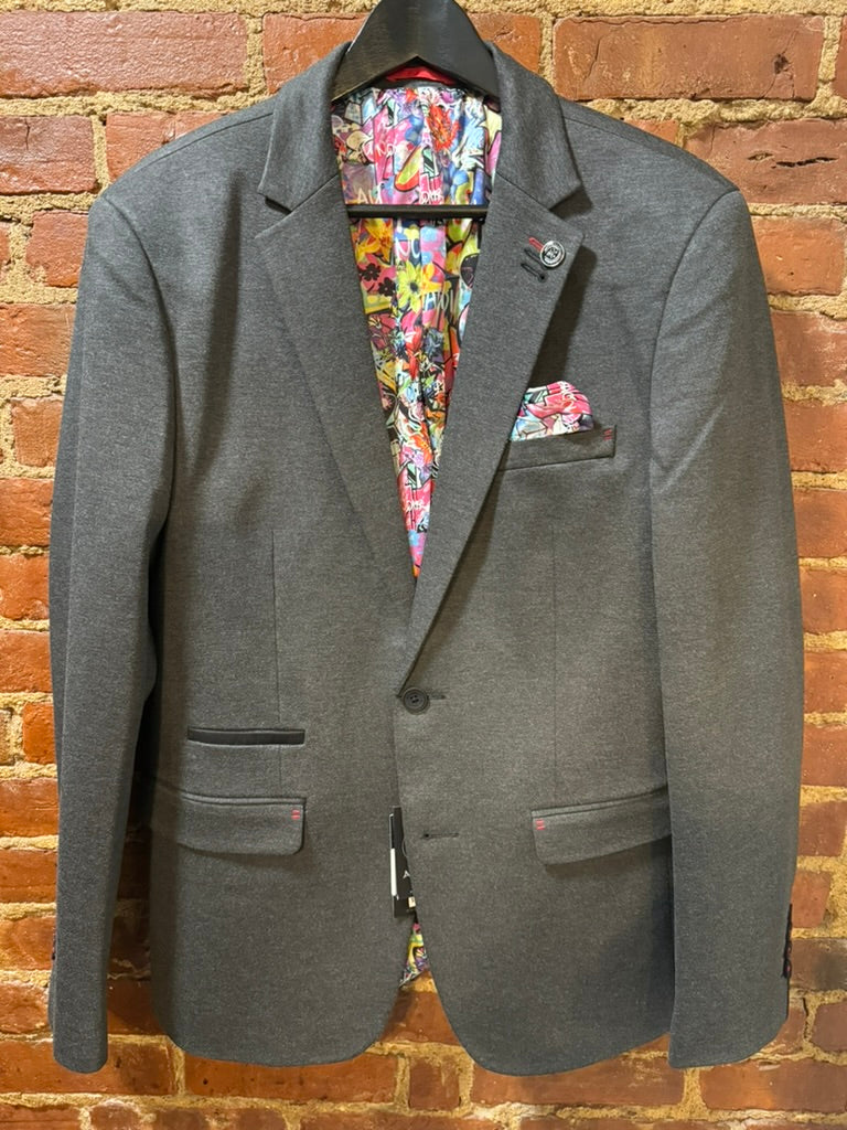 Stretch Blazer- Charcoal