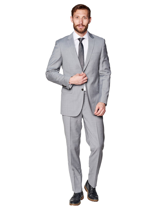 The Light Grey Super 150’s Wool Suit – Modern Elegance