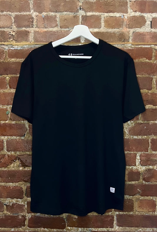 7Diamonds Black Core T-Shirt (Drop Cut)