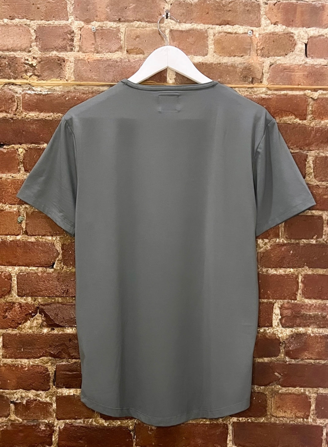 CUTS Olive Curve-Hem Tee