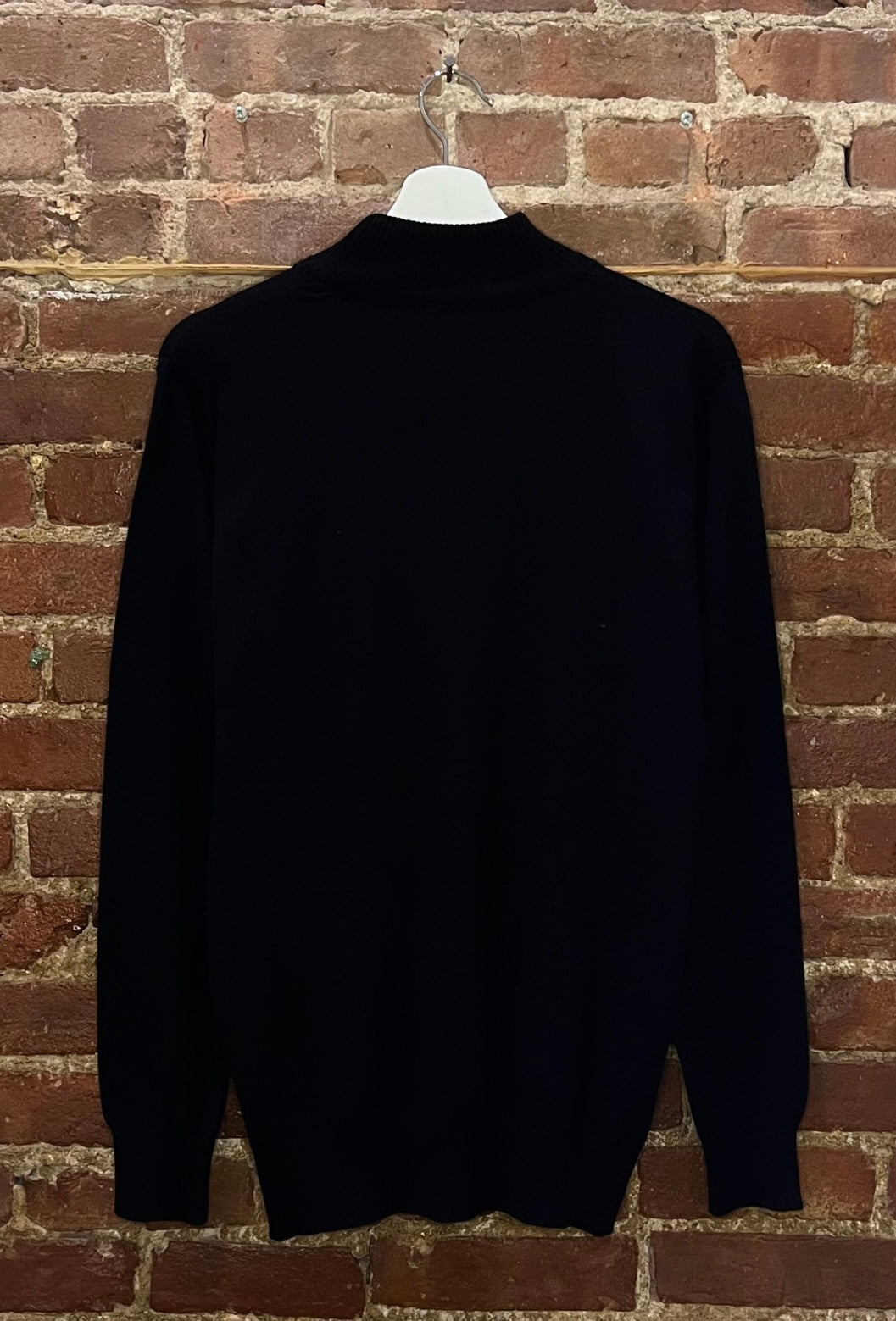 RNT23 Black Mock Neck Sweater