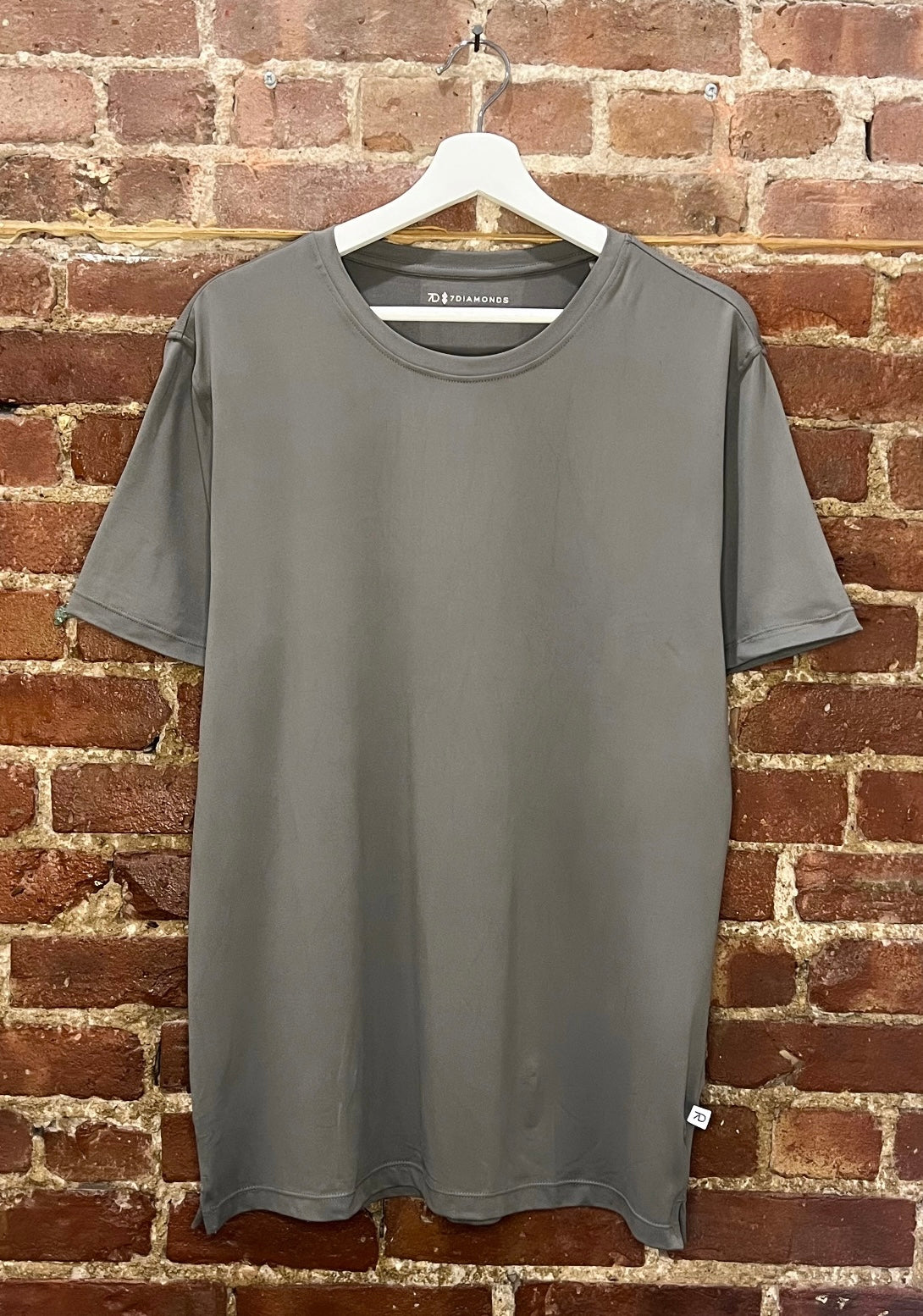 7Diamonds Slate Gray Core Crew T-Shirt