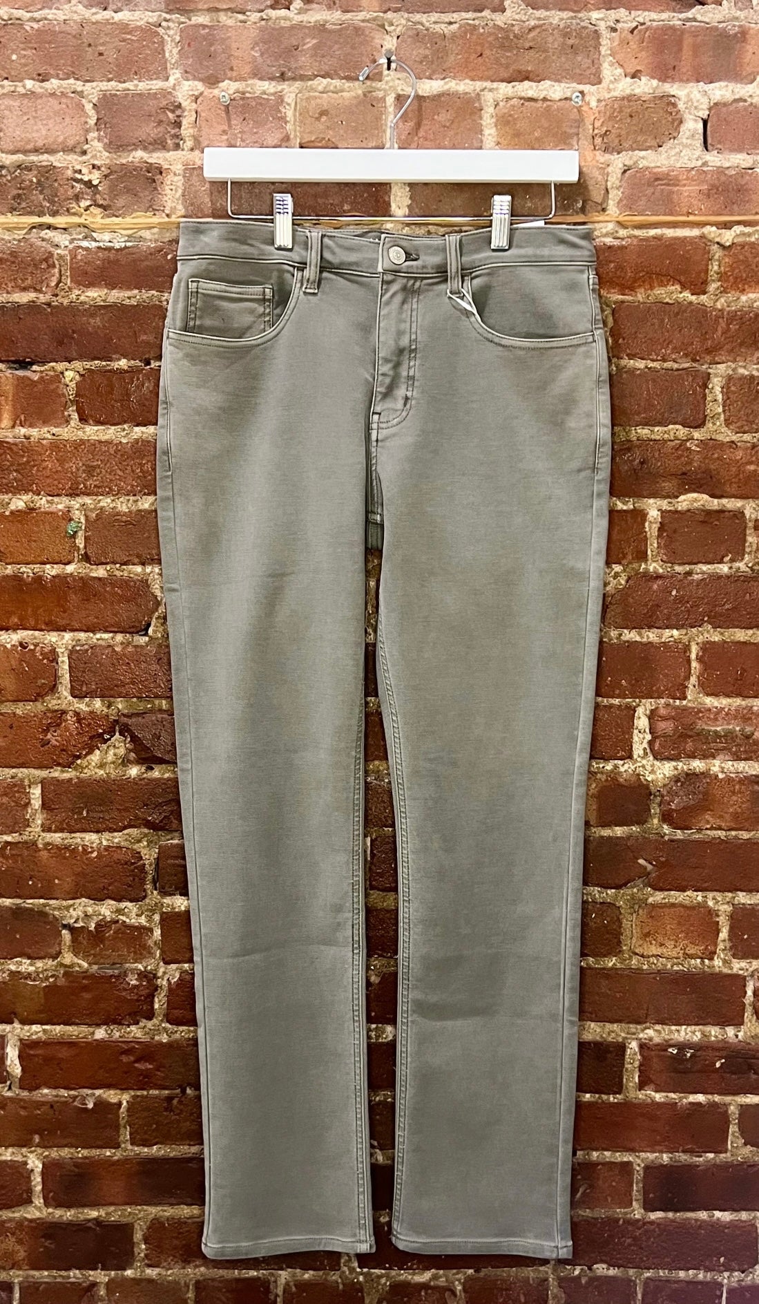 7 Diamonds Men’s Slim Fit Grey Denim Jeans