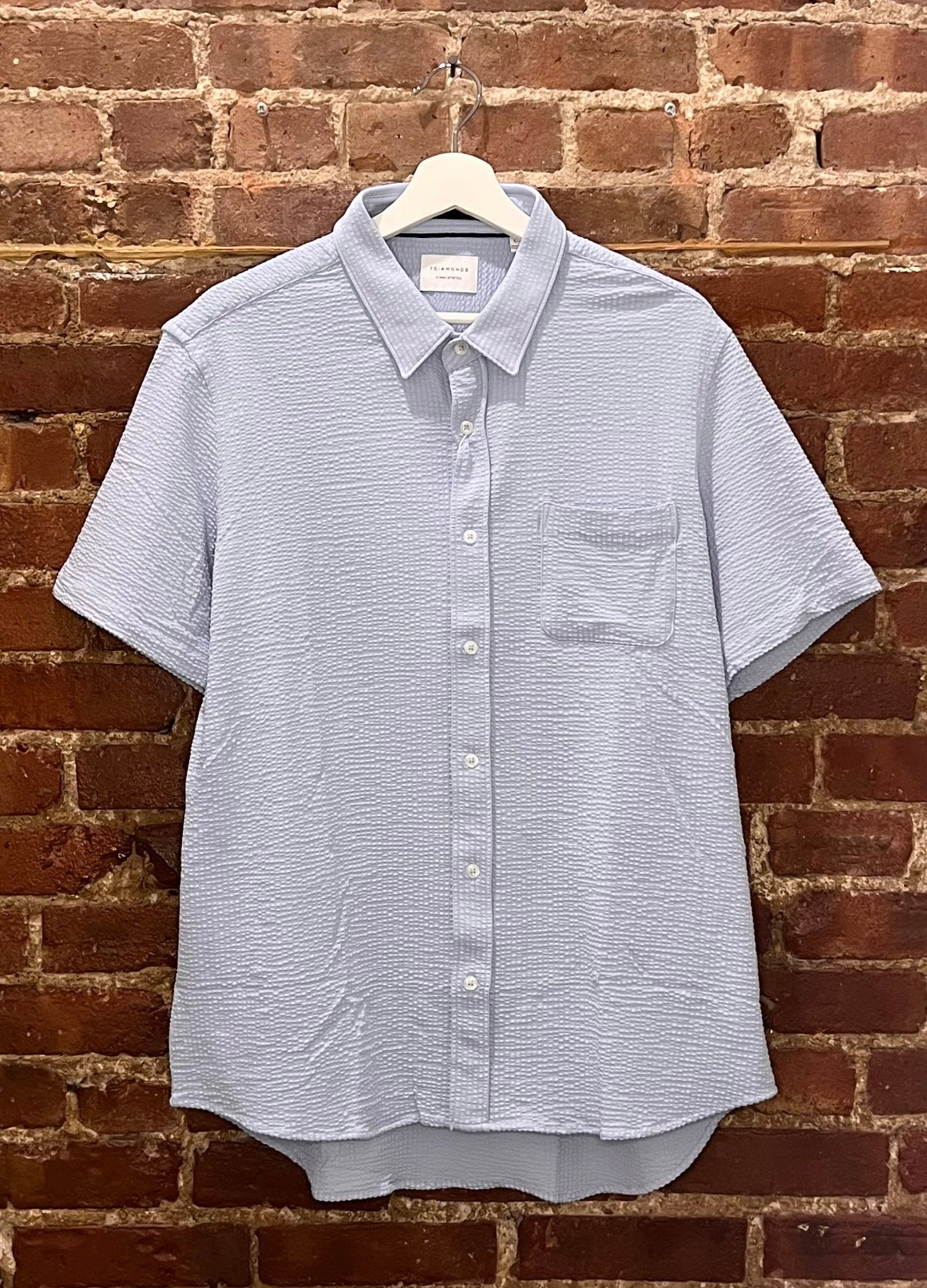 7Diamonds Pale Blue 4Way Stretch Button Down