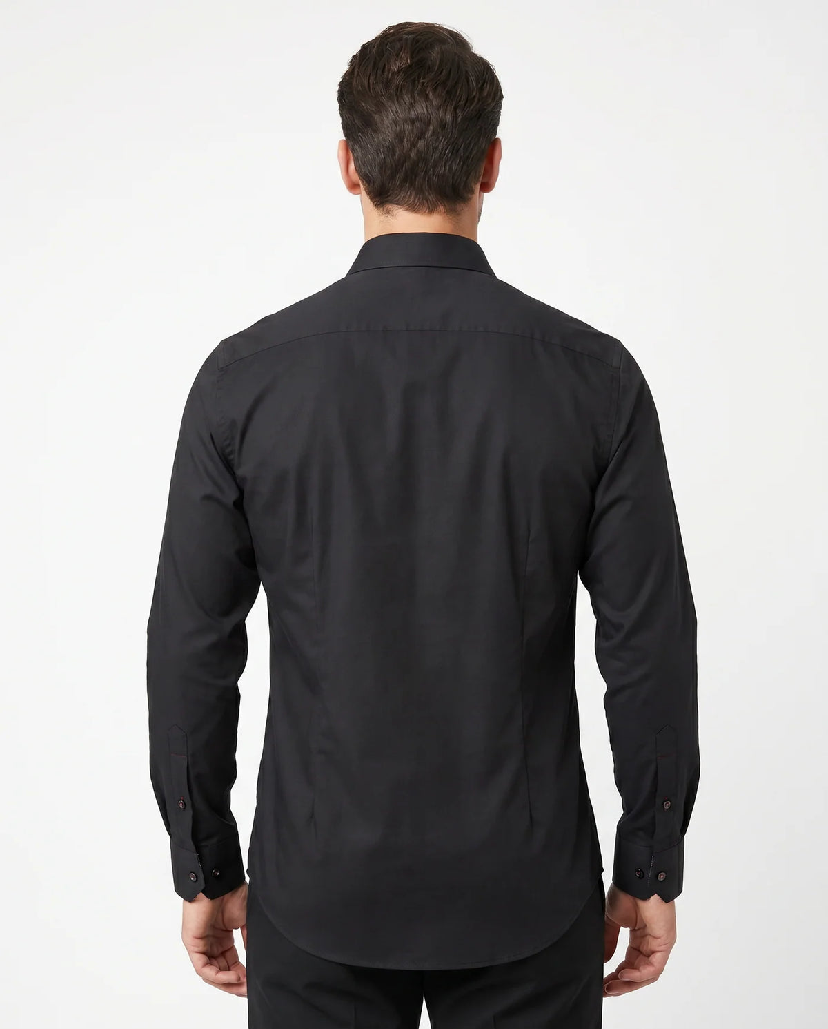 Black Long Sleeve Button Down