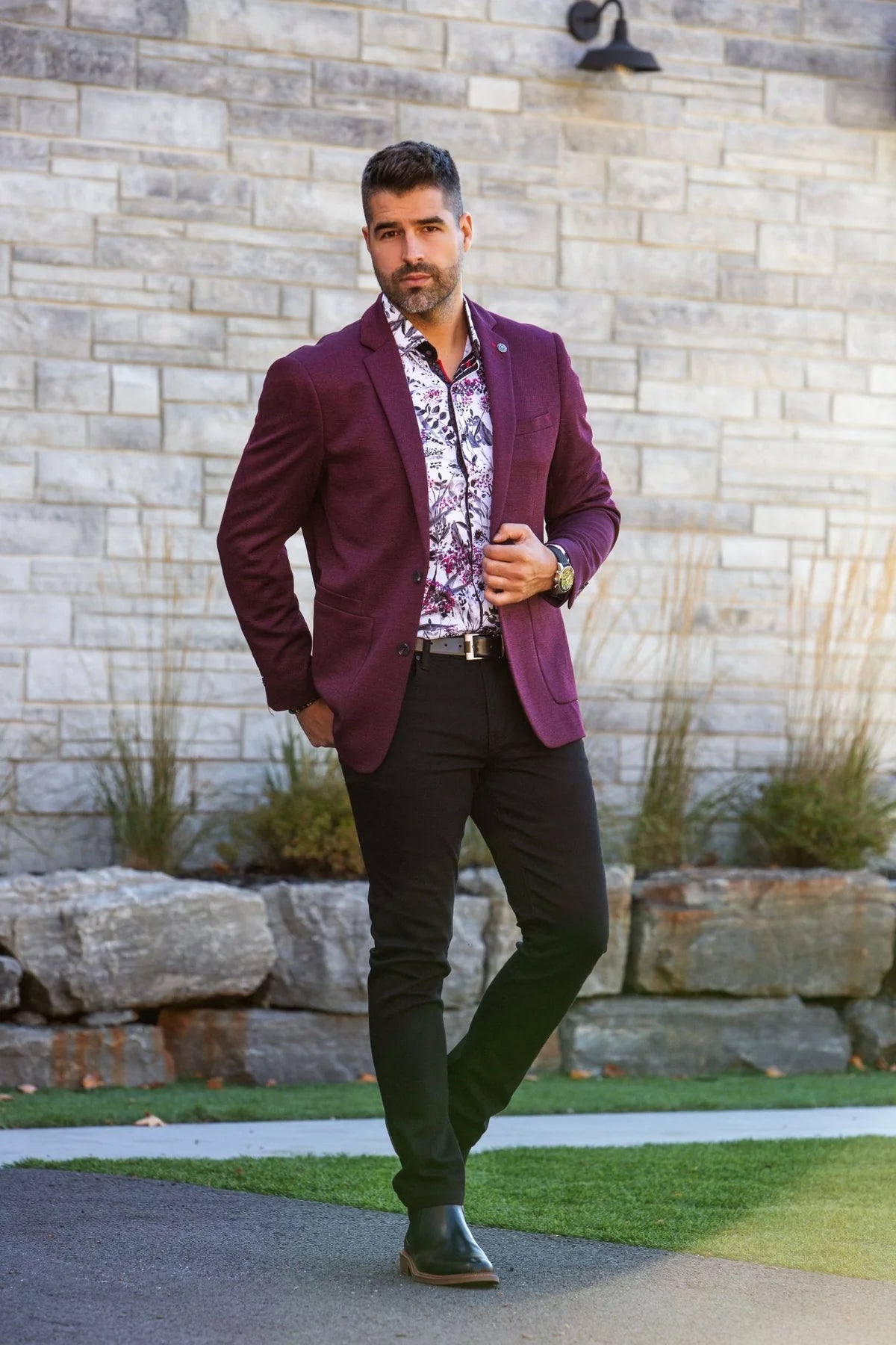 Burgundy Blazer