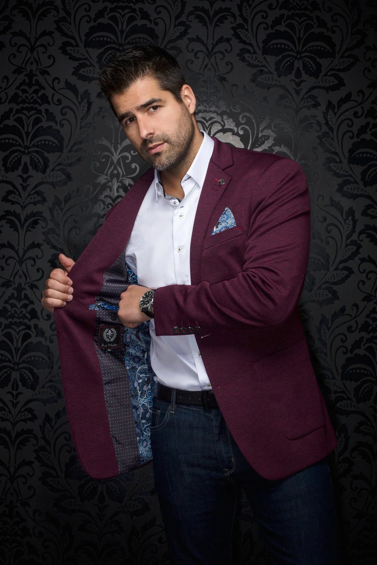 Burgundy Blazer