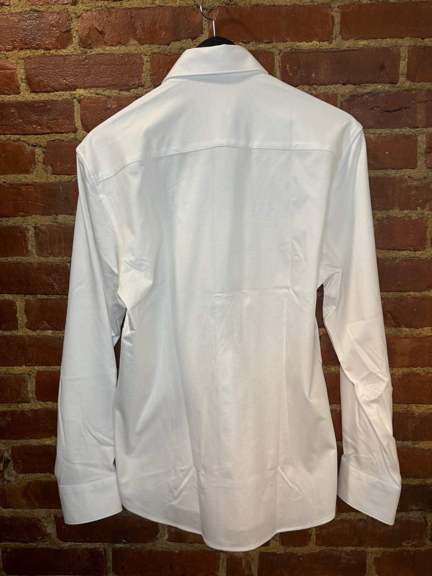 Levinas Men's White Performance Dress Shirt