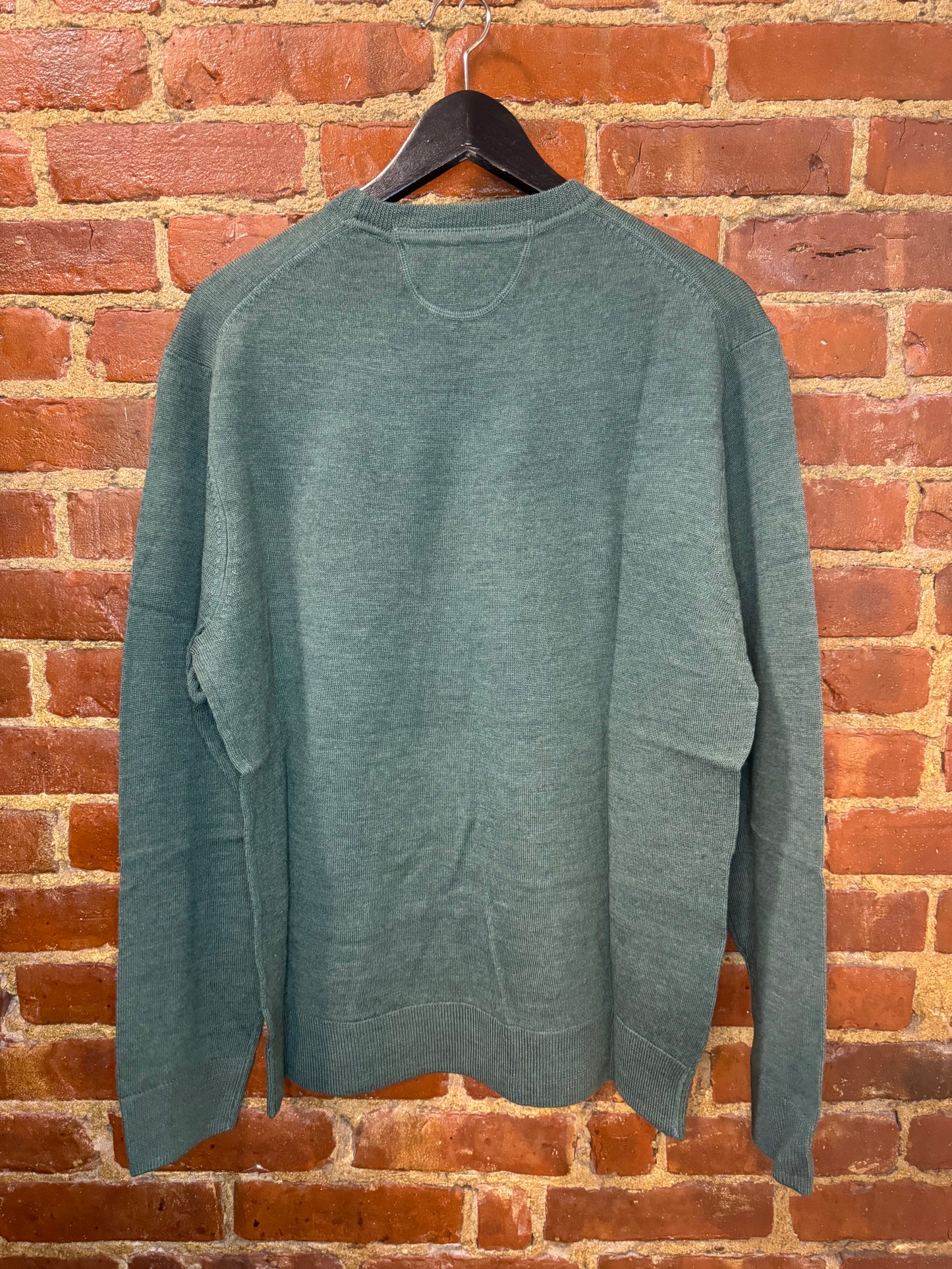 Raffi Men’s Sage Green Crew Neck Sweater