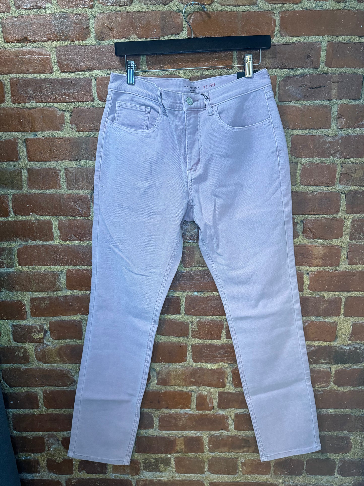 Sleek Lilac Slim-Fit Denim Jeans