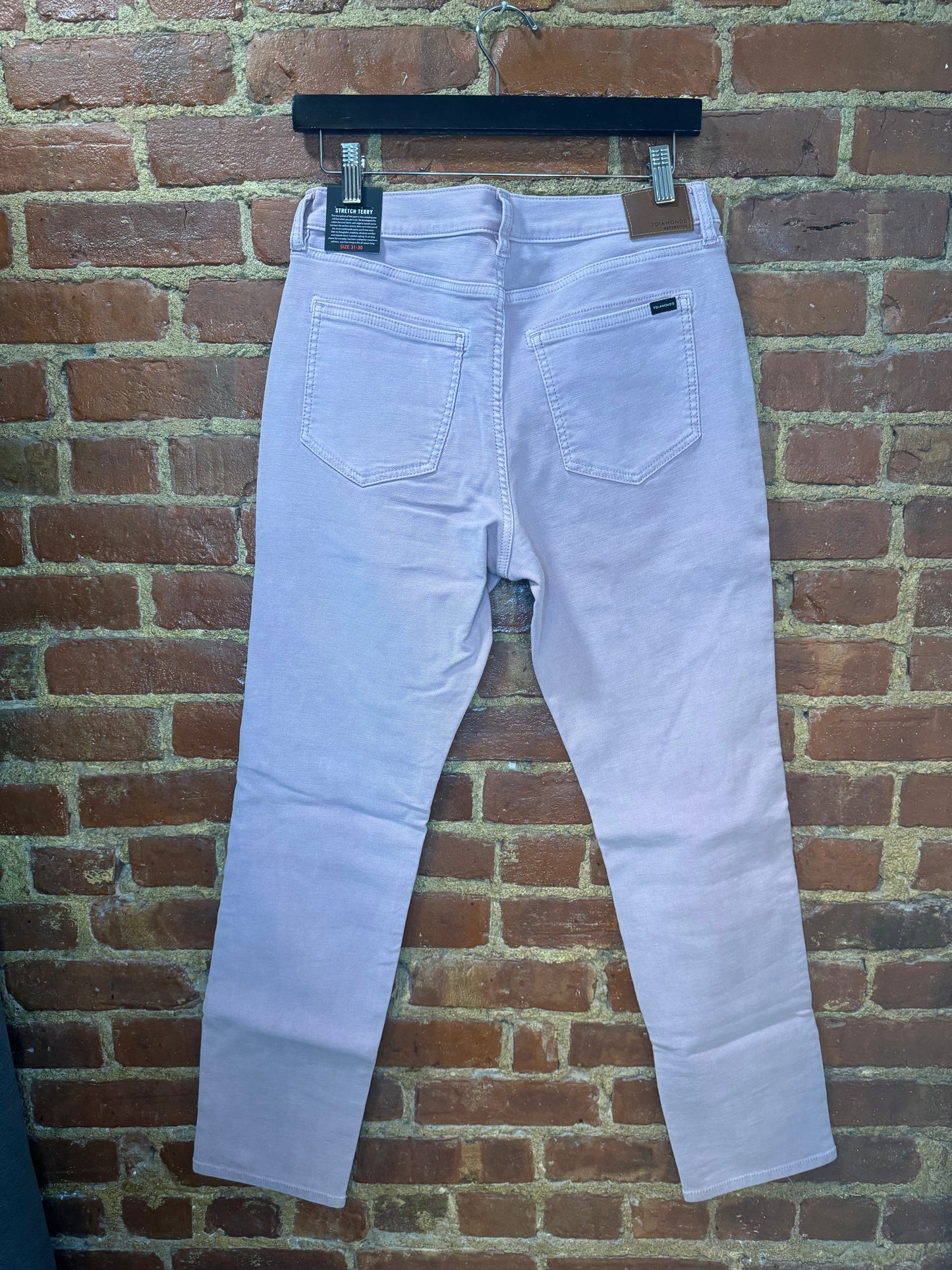 Sleek Lilac Slim-Fit Denim Jeans