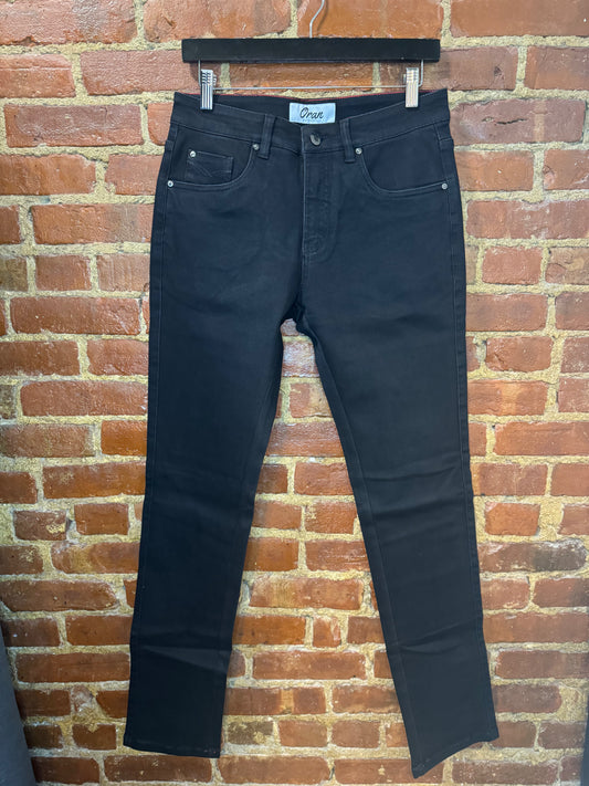 ORAN Classic Black Slim-Fit Denim Jeans