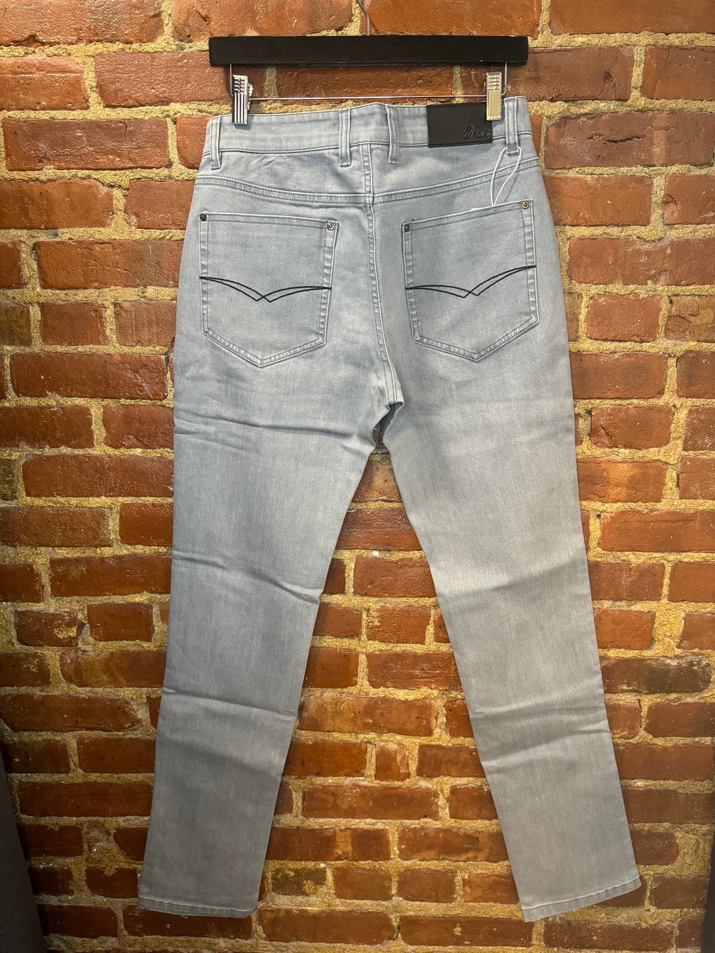 ORAN Light Grey Slim Fit Jeans