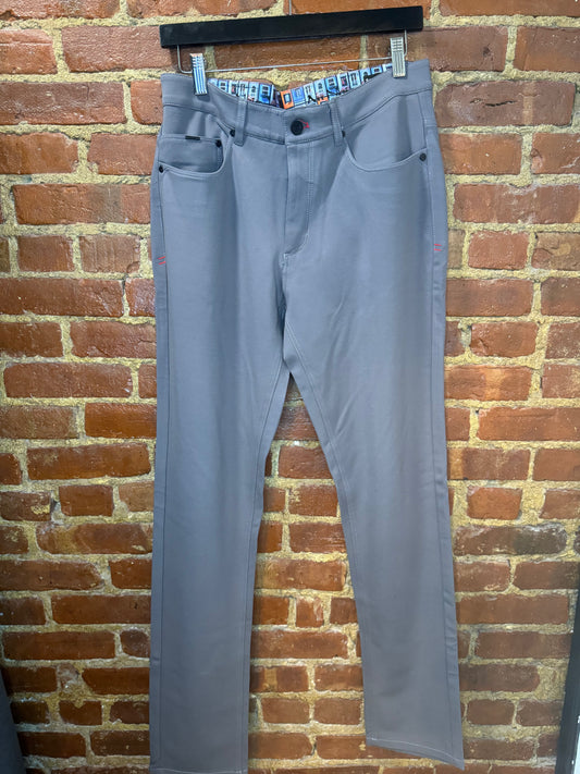 Slate Grey Slim-Fit Pants