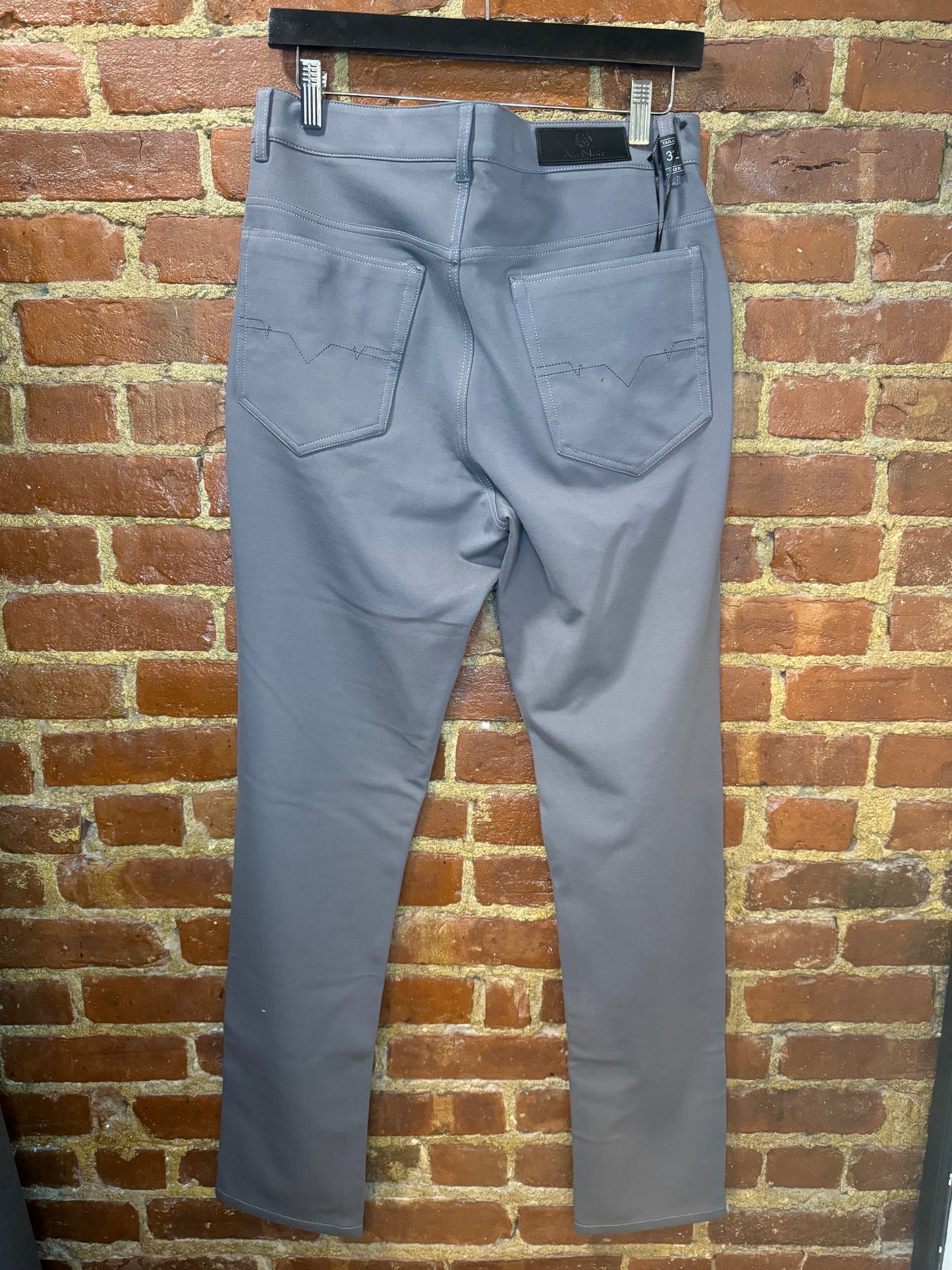 Slate Grey Slim-Fit Pants