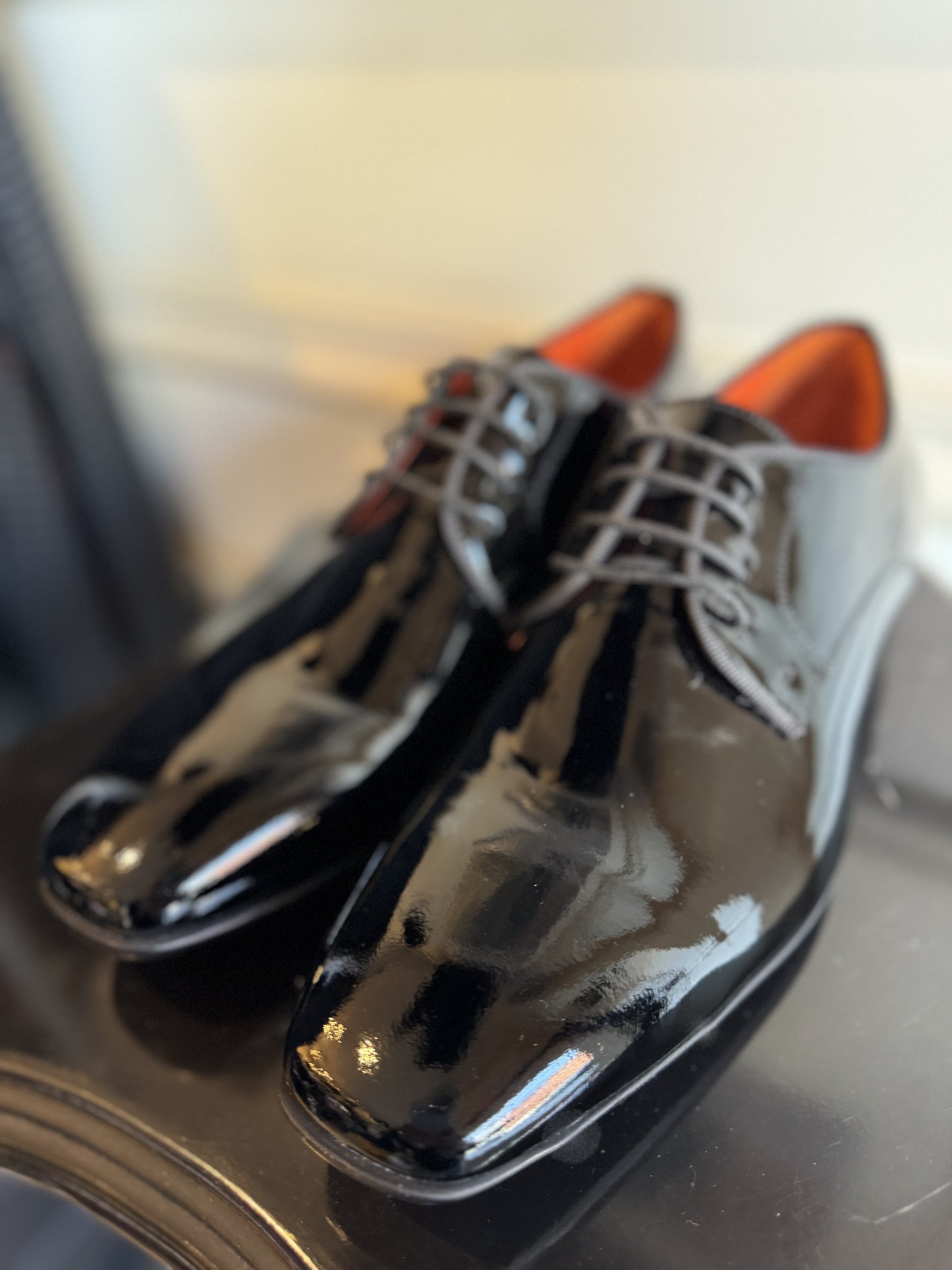 Timeless Black Patent Leather Oxford Shoes