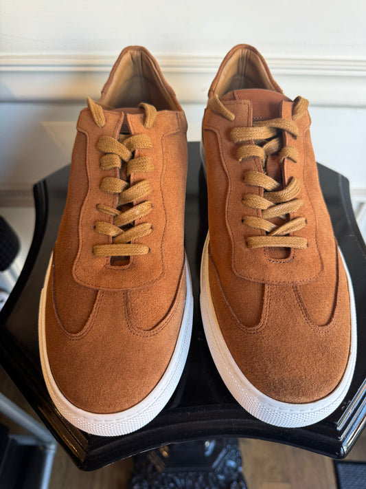 ETERI Stylish Tan Suede Sneakers