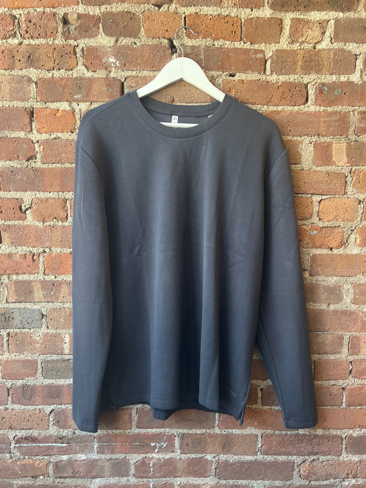 7Diamonds Charcoal Grey Long Sleeve Crew Tee