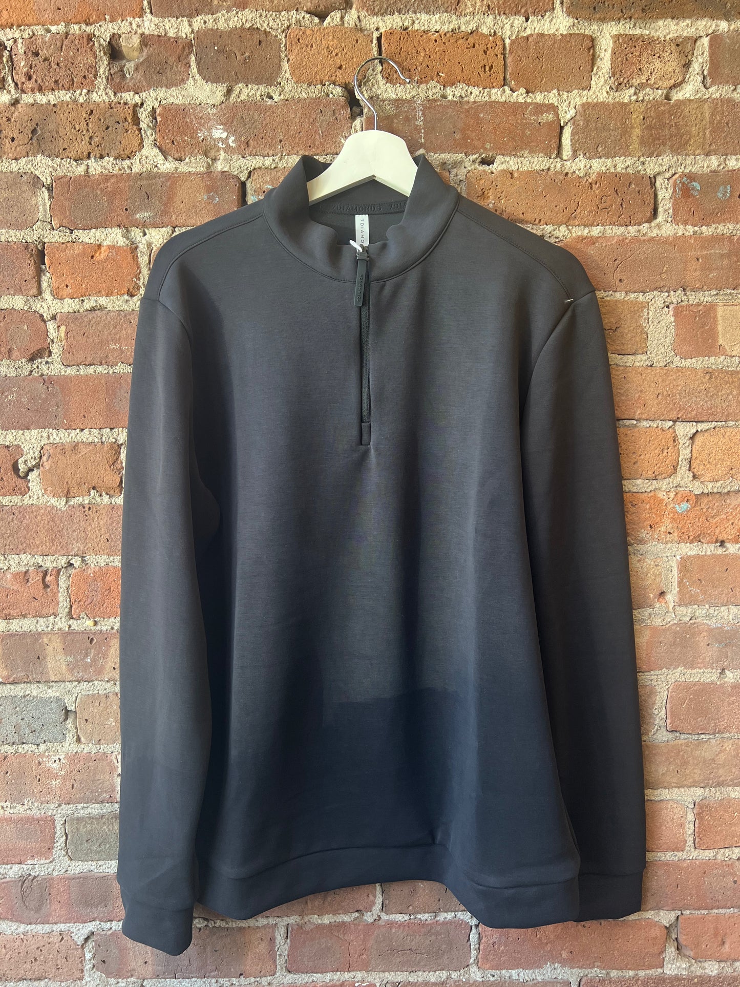 7Diamonds Charcoal Rev Quarter Zip