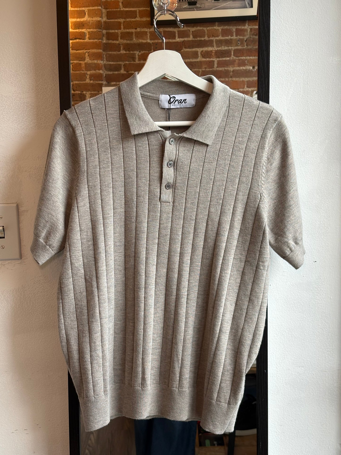 Dark Beige Short Sleeve