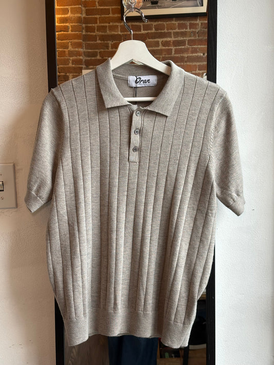 Dark Beige Short Sleeve