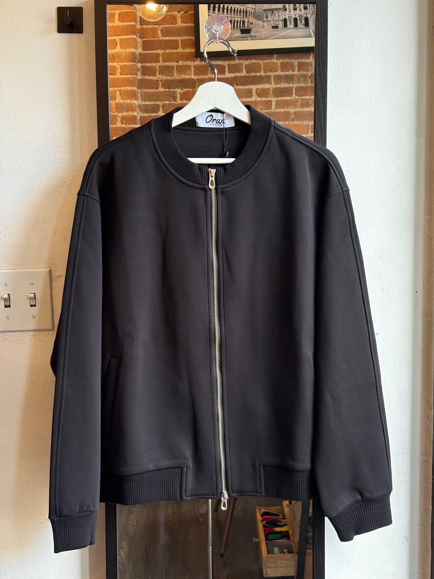 Black Full-Zip Jacket