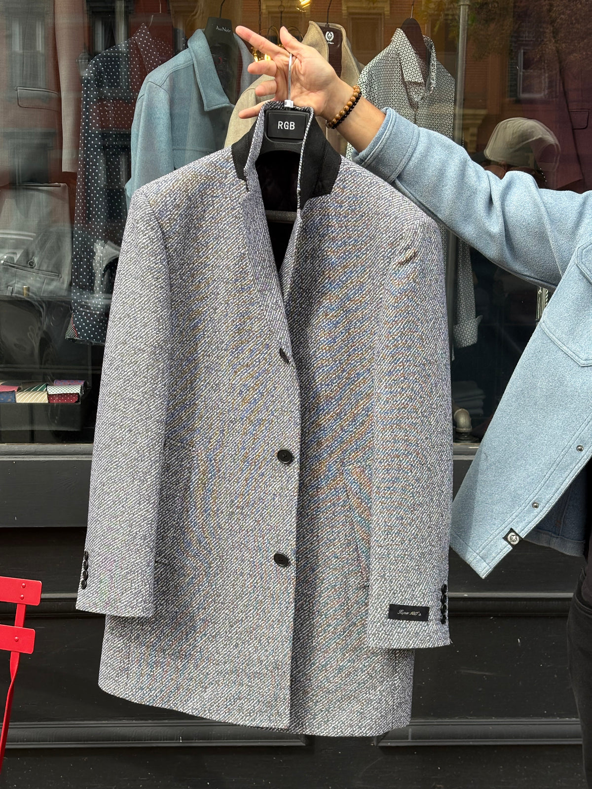 Black & White Overcoat