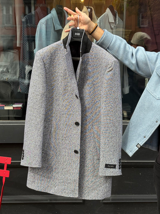 Black & White Overcoat