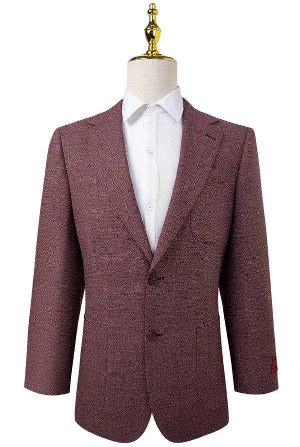 Oran Pinot Noir Texture Check Oran Sport Jacket