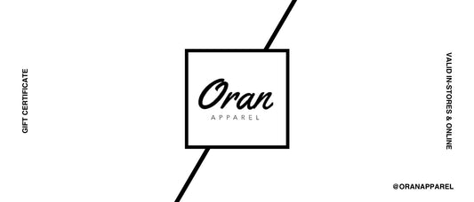 Oran Apparel Gift Card